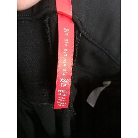 Spanx Pants Women's Size XS Black Career Professional Pull On Crop Mid Rise - Picture 4 of 13